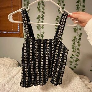 american eagle floral tank